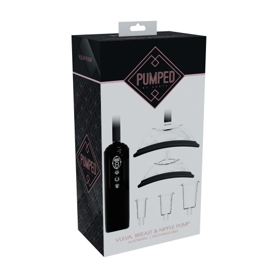 AUTOMATIC VAGINA BREAST AND NIPPLE PUMP - BLACK