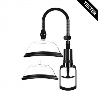 MANUAL VAGINA PUMP - BLACK - TESTER