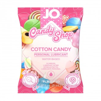 CANDY SHOP - COTTON CANDY - WATERBASED LUBRICANT - 0.17 FL OZ / 5 ML - SACHET