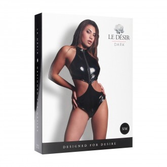 VIXEN - WET LOOK MONOKINI - ONE SIZE - BLACK