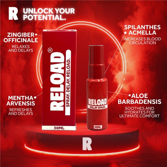 RELOAD BY EXS - DELAY SPRAY - 1 FL OZ / 30 ML