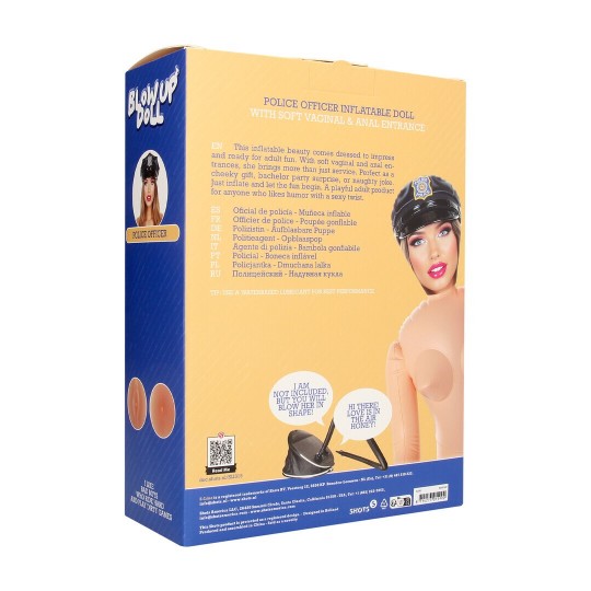 POLICE OFFICER - BLOWUP DOLL - VAGINAL AND ANAL