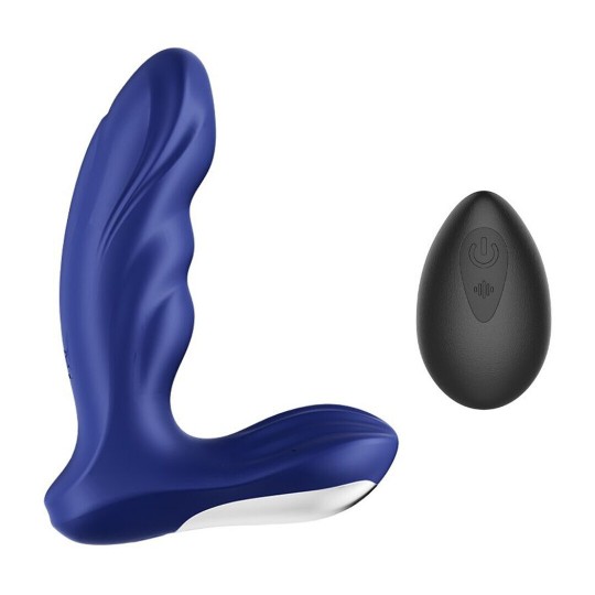 BEGINNER PROSTATIC VIBRATOR - DUAL MOTOR - BLUE