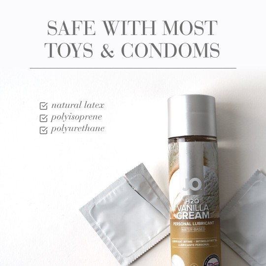 H2O - VANILLA CREAM - WATERBASED LUBRICANT - 1 FL OZ / 30 ML