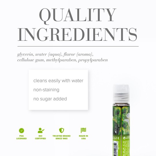 H2O - GREEN APPLE DELIGHT - WATERBASED LUBRICANT - 1 FL OZ / 30 ML