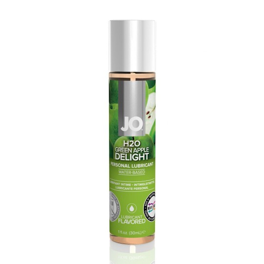 H2O - GREEN APPLE DELIGHT - WATERBASED LUBRICANT - 1 FL OZ / 30 ML