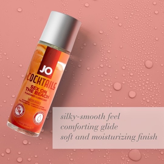 COCKTAILS - SEX ON THE BEACH - WATERBASED LUBRICANT - 2 FL OZ / 60 ML