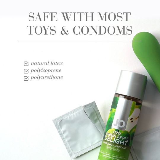H2O - GREEN APPLE DELIGHT - WATERBASED LUBRICANT - 4 FL OZ / 120 ML
