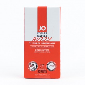WARM AND BUZZY - WARMING AND BUZZING CLITORAL STIMULANT - 0.34 FL OZ / 10 ML