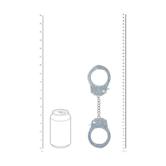 HEAVY-DUTY DIAMOND HANDCUFFS - BLUE