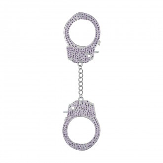 HEAVY-DUTY DIAMOND HANDCUFFS - PURPLE
