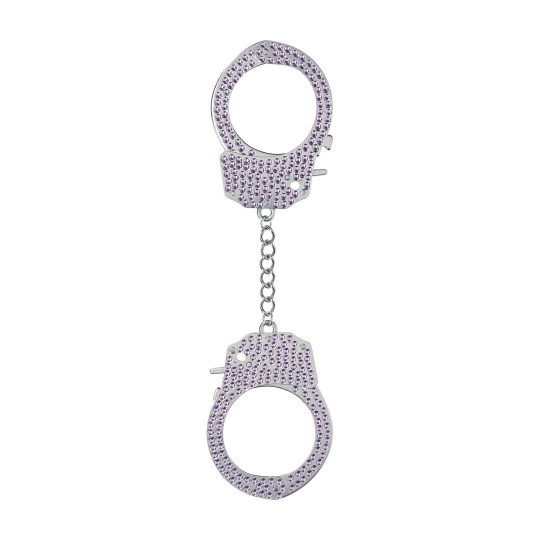 HEAVY-DUTY DIAMOND HANDCUFFS - PURPLE
