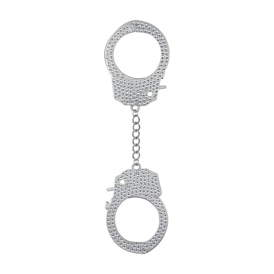 HEAVY-DUTY DIAMOND HANDCUFFS - SILVER