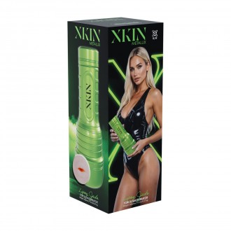 METALLIX - LIPSY JADE - TORCH MASTURBATOR - MOUTH - 570G - GREEN/FLESH