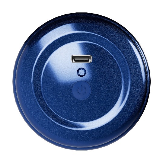 METALLIX - DANTE KNOX - VIBRATING TORCH MASTURBATOR - MOUTH - 590G - BLUE/TAN