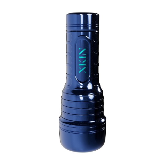 METALLIX - DANTE KNOX - VIBRATING TORCH MASTURBATOR - MOUTH - 590G - BLUE/TAN