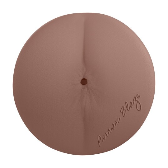 METALLIX - ROMAN BLAZE - VIBRATING TORCH MASTURBATOR - ASS - 590G - RED/FLESH