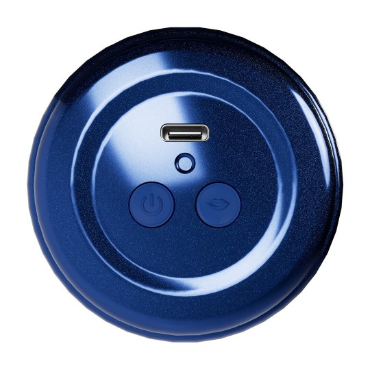 METALLIX - RONAN COBALT - VIBRATING TORCH MASTURBATOR WITH SUCTION - MOUTH - 660G - BLUE/FLESH