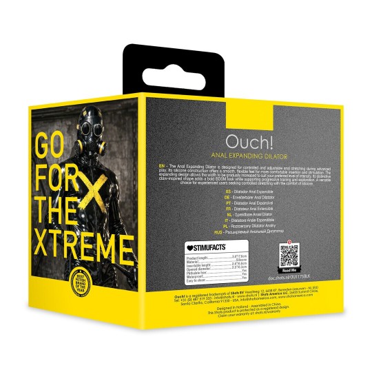 ANAL EXPANDING DILATOR - BLACK