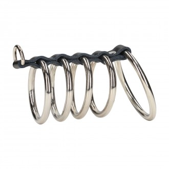 5 RINGS CHASTITY - SILVER