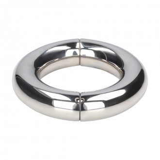 STAINLESS STEEL MAGNETIC COCKRING - SILVER
