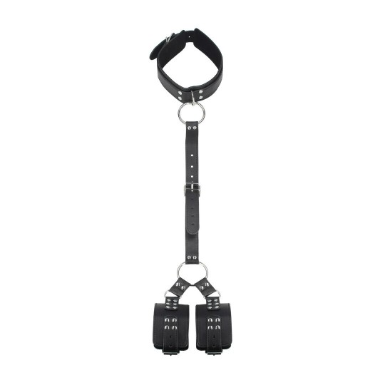 NECK TO WRISTS RESTRAINTS - BLACK