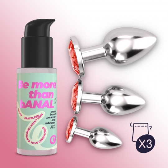 BIJOU ANAL WET TRAIN TRIO CRUSHIOUS ROSSO