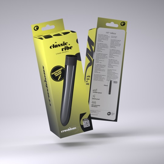 CRUSHIOUS CLASSIC VIBE VIBRATOR BLACK
