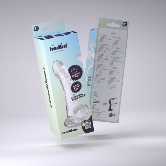 CRUSHIOUS HUDINI JELLY ANAL DILDO CLEAR