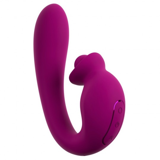 VIBRATOR WITH DOUBLE ROTATION
