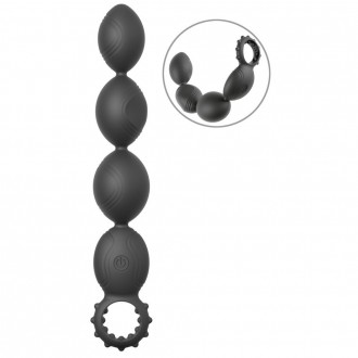 FLEXIBLE XL ANAL BEADS WITH DEEP VIBRATIONS