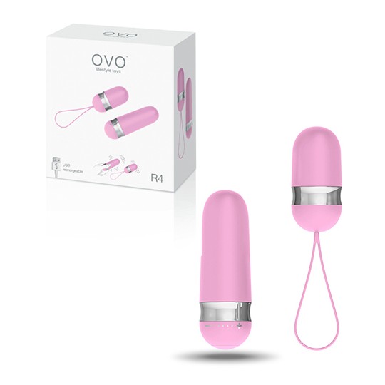 OVO RECARREGÁVEL R4 OVO ROSA