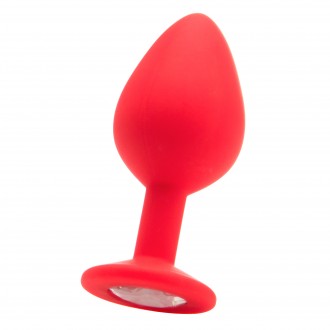 PLUG ANAL DIAMOND BUTT PLUG MEDIO ROJO