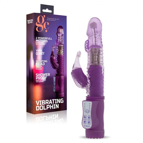 DILDO VIBRANTE DELFINO VIOLA