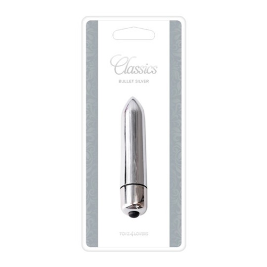 BALA VIBRATÓRIA BULLET PRATEADA