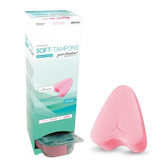 CAIXA COM 10 TAMPÕES SOFT-TAMPONS NORMAL