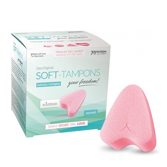CAIXA COM 3 TAMPÕES SOFT-TAMPONS NORMAL