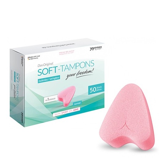 CAIXA COM 50 TAMPÕES SOFT-TAMPONS NORMAL