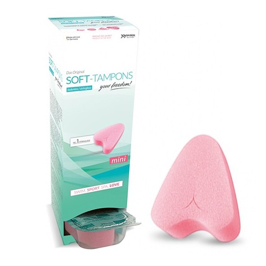 CAIXA COM 10 TAMPÕES SOFT-TAMPONS MINI