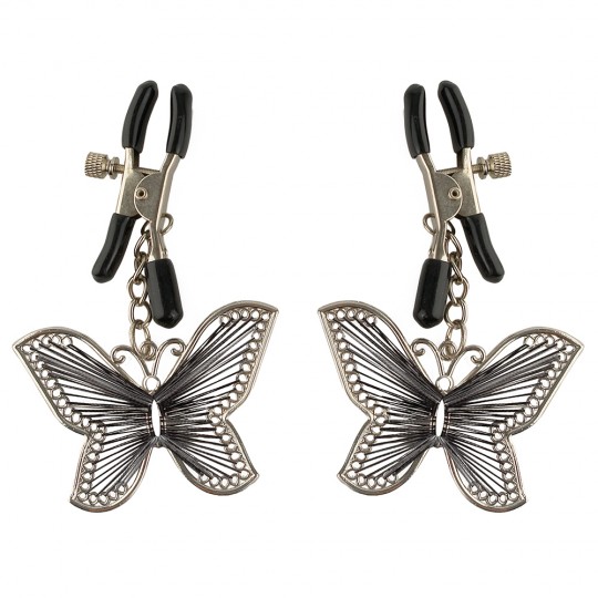PINZAS PARA PEZONES BUTTERFLY NIPPLE CLAMPS FETISH FANTASY SERIES