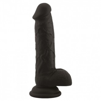 REAL SAFE ROD LARGE REALISTIC DILDO BLACK