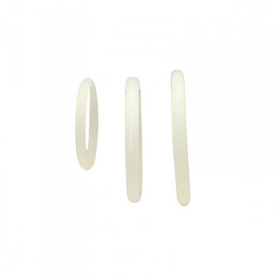 SET DI ANELLI PER PENE IN SILICONE COCK RINGS TRASPARENTE SENZA TEMPO