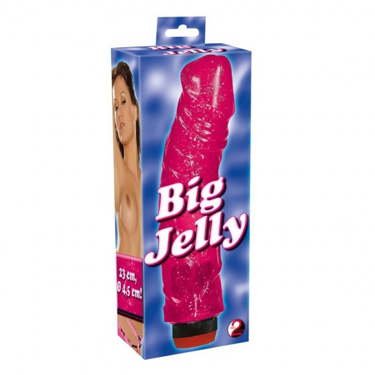 ROSA GELATINA GRANDE DILDO