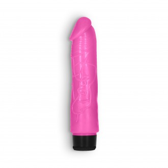 GC 8" THICK REALISTIC DILDO VIBE PINK