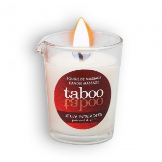 TABOO JEUX INTERDITS MASSAGE CANDLE FOR HIM 60GR