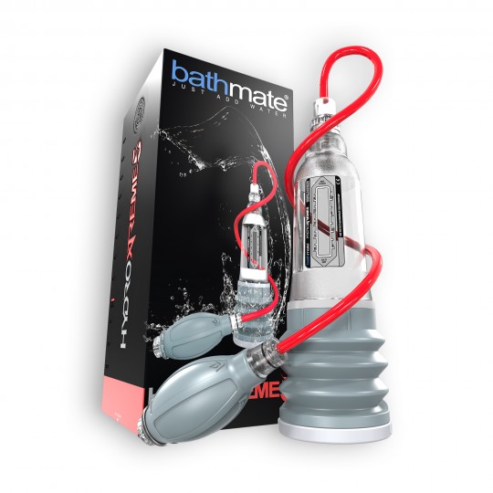 BOMBA CON ACCESORIOS BATHMATE HYDROMAX XTREME X20 TRANSPARENTE