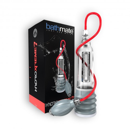 BATHMATE HYDRO XTREME 7 PUMP WITH ACCESSORIES CLEAR