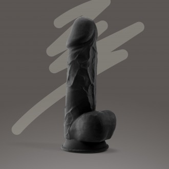 TESSUDO PREMIUM SILICONE DILDO 8,5" CHOCOLATE CRUSHIOUS