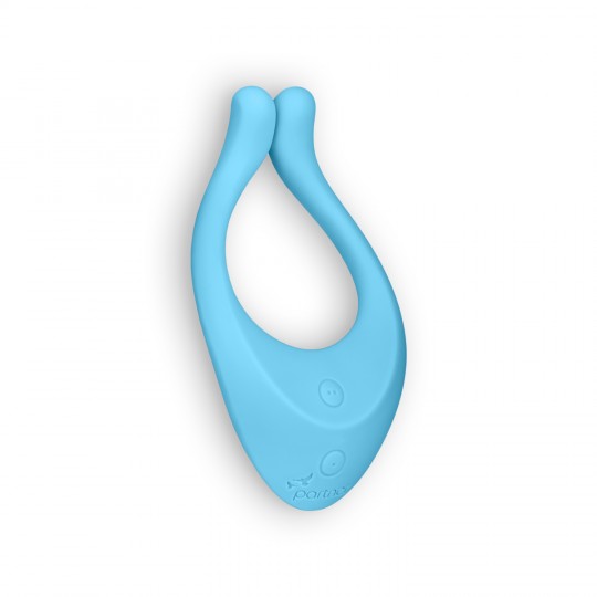VIBRADOR PARTNER MULTIFUN CON CARGADOR USB AZUL