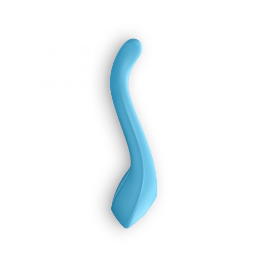 VIBRADOR PARTNER MULTIFUN CON CARGADOR USB AZUL